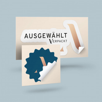 Muster Aufkleber Freiform