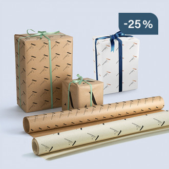 Geschenkpapier auf Rolle bedruckt