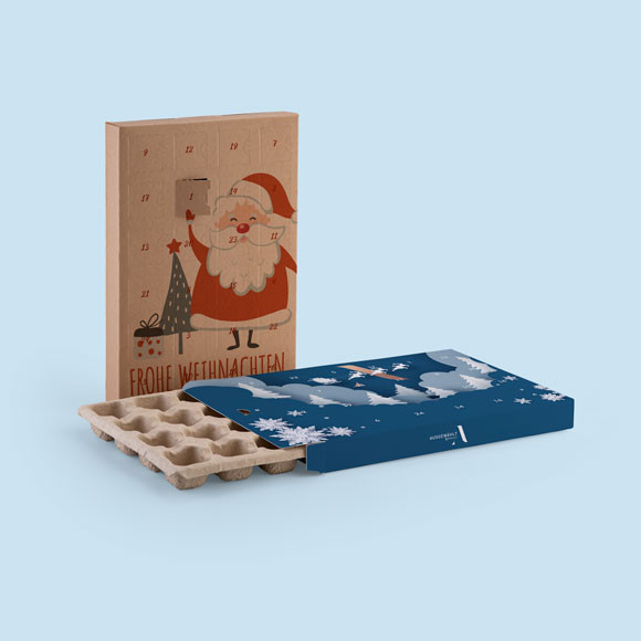 Adventskalender Fasergussinlay