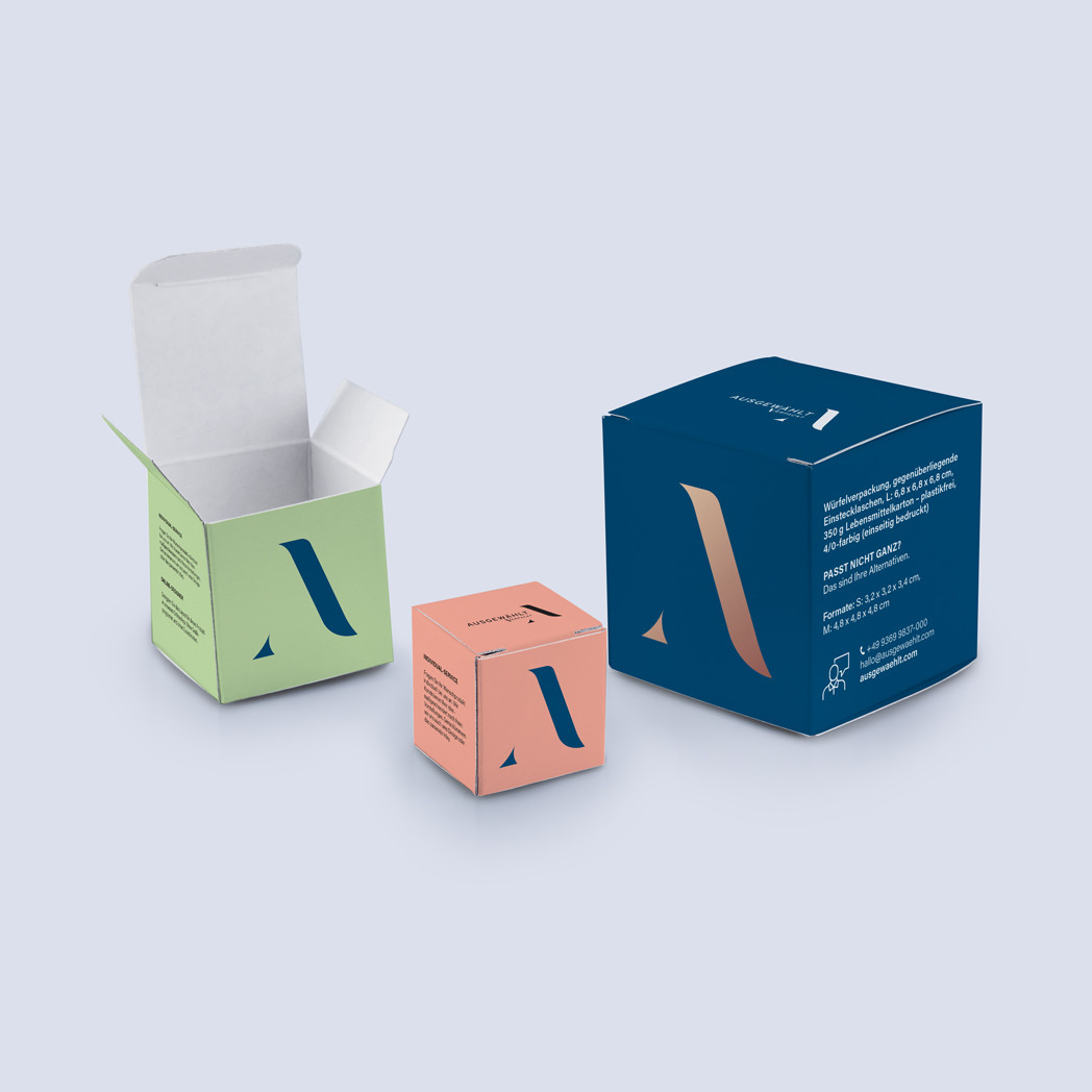 Würfel Verpackung